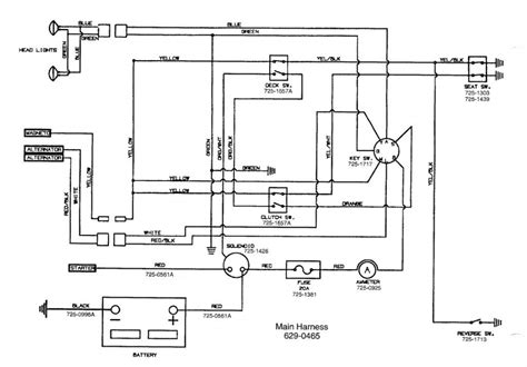 wiring diagram  murray riding lawn mower solenoid primedinspire