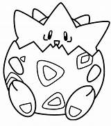 Togepi Pikachu sketch template