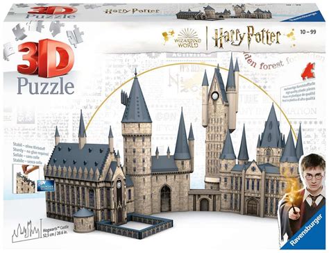 puzzle 3d coffret complet château de poudlard grande salle tour d