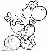 Coloring Pages Yoshi sketch template