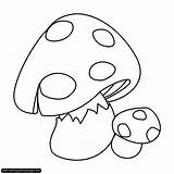 Mushroom Coloring Pages Cartoon Malvorlagen Zodiac Symbols Print Fensterbilder Getdrawings Good sketch template
