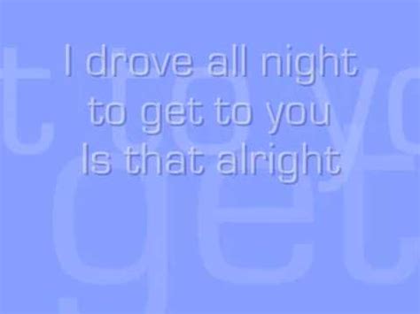celine dion  drove  night lyrics youtube