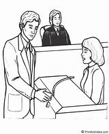 Lawyer Drawing Coloring Pages Getdrawings sketch template