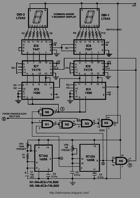 digital speedometer circuit schematic diagram wiring diagram