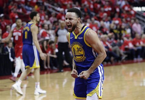stephen curry short handed warriors knock  rockets  game   spokesman review