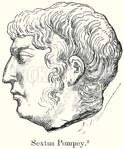 sextus pompey stock image look and learn