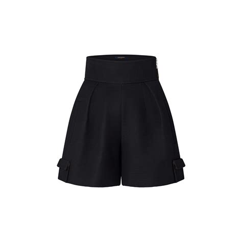 flap pocket wide leg mini shorts women ready to wear louis vuitton