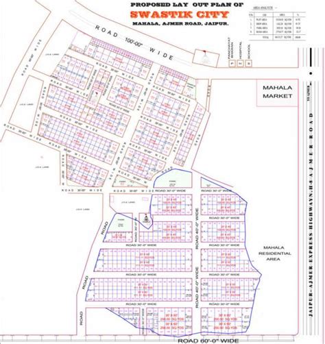 layout plan image of swastik dream developers city phase ii for sale