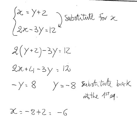 How Do You Find The Solution Of The System Of Equations X Y 2 And 2x 3y