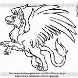 Pages Coloring Griffin Colorings Gryphon Printable Getcolorings Getdrawings sketch template