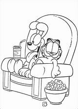 Garfield Coloring Pages Sheets Friends sketch template