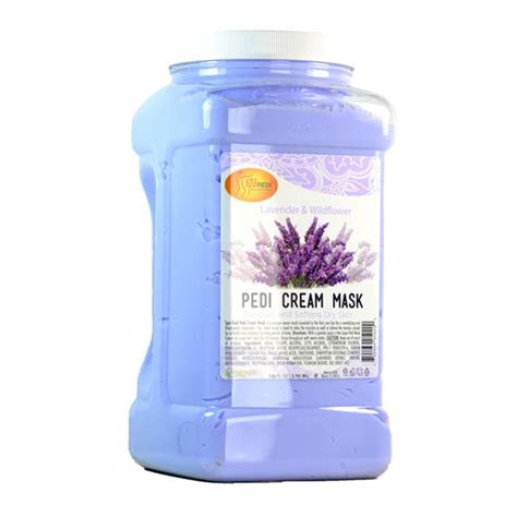 spa redi pedi cream mask lavender wildflower