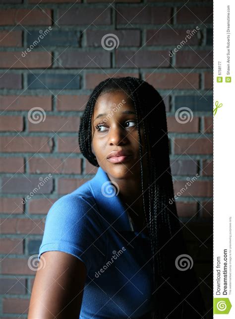 natural light portrait of black teen stock image image of american pretty 6758177
