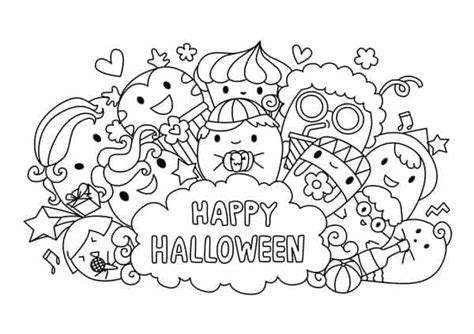 coloring pages blog happy halloween coloring page