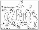 Peter Coloring Bible Children Ministry Book Pages Printable Sunday School Choose Board sketch template