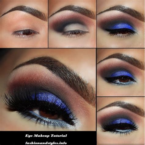 how to apply a perfect blue eyeshadow eye makeup