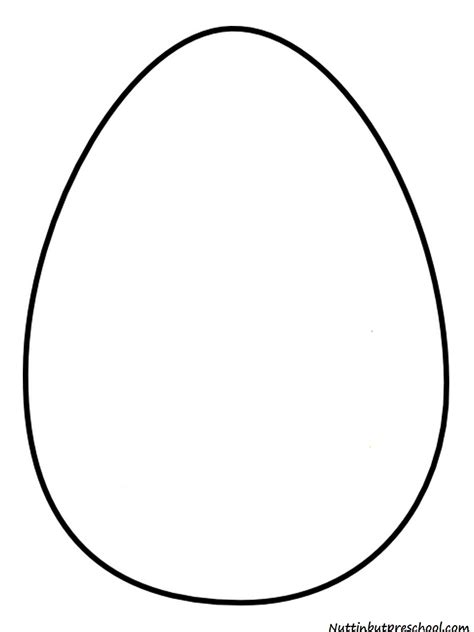 plain easter egg coloring pages coloring pages