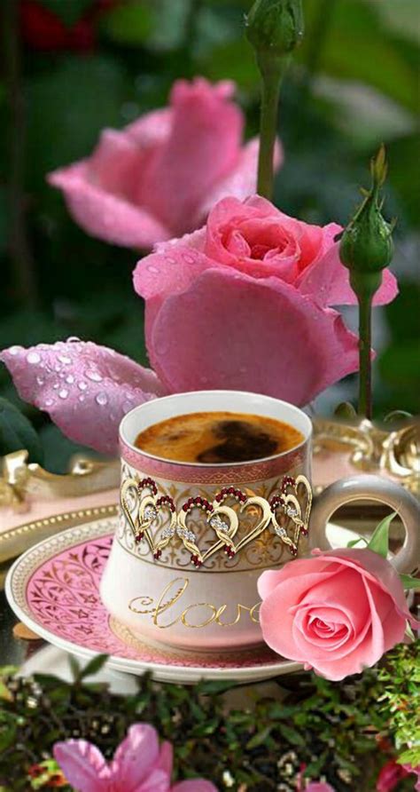 pin  roseann sanchez  good morning   good morning flowers coffee love good morning