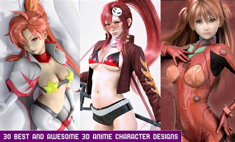 30 Best 3d Anime Characters Designs For Your Inspiration Avec Images