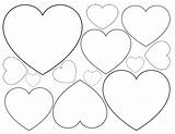 Heart Pages Shape Coloring Printable Getcolorings sketch template