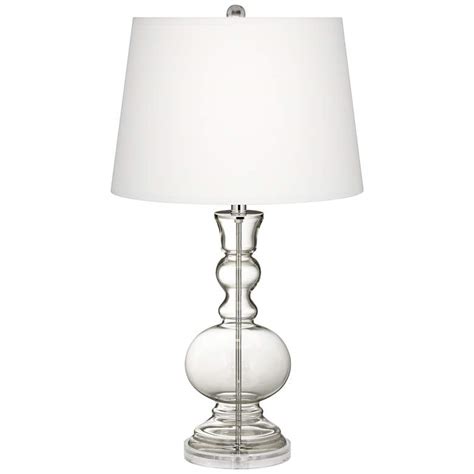 Clear Glass Fillable Apothecary Table Lamp 9k806