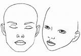 Outline Human Head Blank Face Drawing Getdrawings Printable Personal sketch template