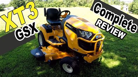 Cub Cadet Xt3 Garden Tractor Review Xt3 Gsx 54 Deck Doovi