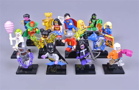 dc super heroes collectable minifigures brickset flickr