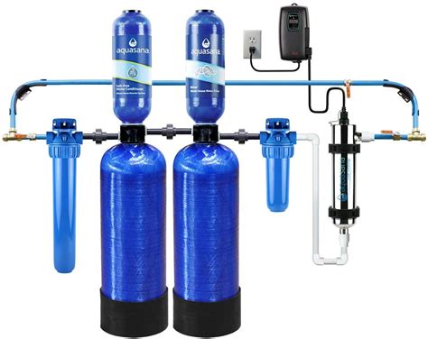 aquasana  house water filter system  uv purifier salt  descaler filters sediment