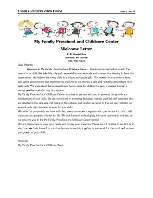 fillable  letter  parents preschool edit  print