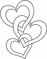 Coloring Pages Cool Hearts Getcolorings Heart sketch template