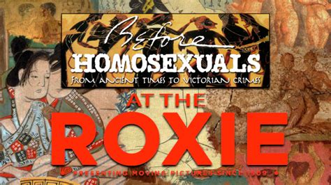 benefit screening of “before homosexuals” at the historic roxie theater in san francisco