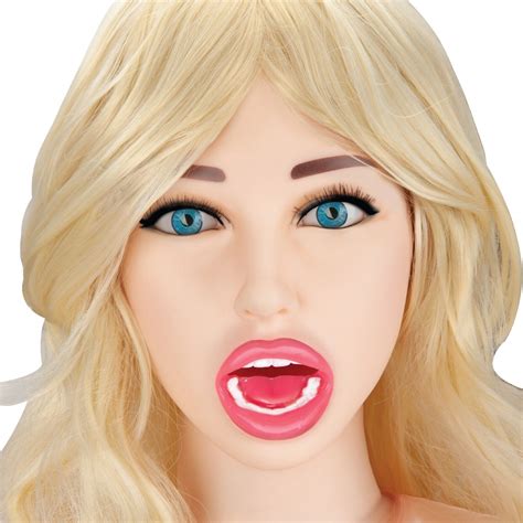 Luvdollz Remote Controlled Life Size Blonde Blow Up Blowjob Doll