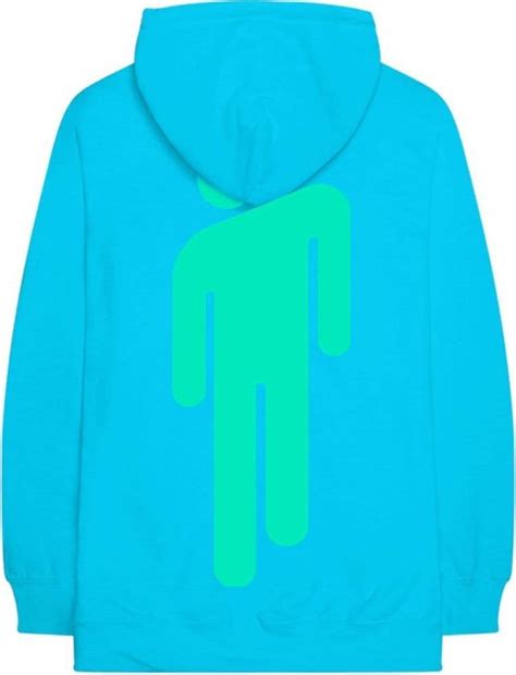 billie eilish hoodietrui  logo blohsh blauw bolcom