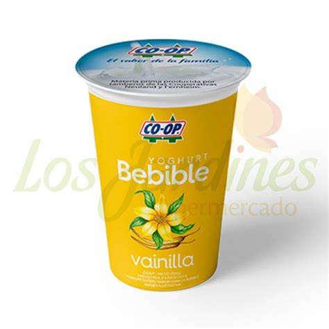 yoghurt bebible vainilla coop  ml