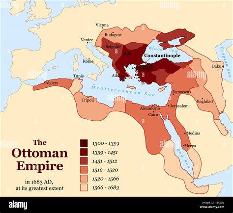 Historia Turca El Imperio Otomano En Su Mayor Medida En 1683