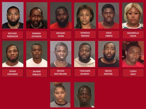 bloods gang members charged  rikers island based crime ring
