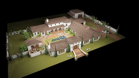 spanish courtyard residential design courtyard house plans hacienda style homes spanish