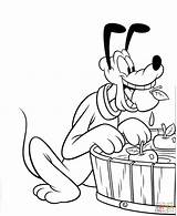 Pluto Kolorowanki Druku Mickey Apples Bestcoloringpagesforkids Comiendo Wydruku Pobrania Bobbing Albanysinsanity Manzanas Goofy Darmowe sketch template