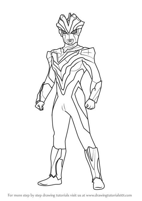 draw ultraman victory coloring pages drawings color