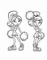 Coloring Pom Bratz Pages Hellokids Girls Girl sketch template