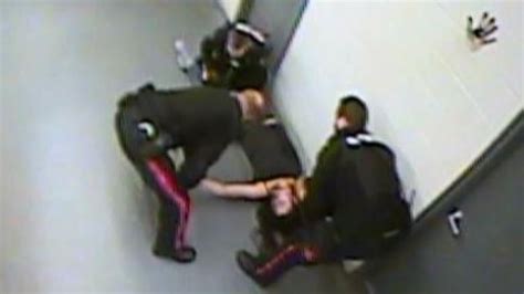 video showing woman knocked out dragged to rcmp cell prompts lawsuit