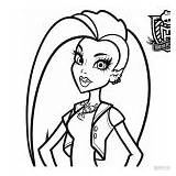 Coloring Pages Monster High Elfkena Spectra Related Posts sketch template