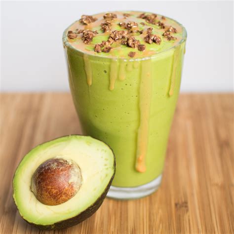 avocado peanut butter green smoothie laurens lovely kitchen