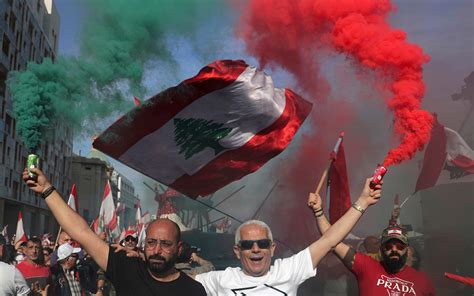 diverse lebanon protesters unite to celebrate real independence day