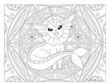 Vaporeon Pokemon Coloring Adult Pages Printable Windingpathsart Colouring Visit Mandala Pokémon Sheets Choose Board sketch template