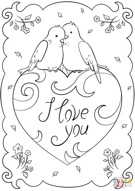 love  card super coloring heart coloring pages valentine