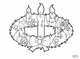 Advent Coloring Candles Wreath Pages Clipart Drawing Wreaths Colouring Printable Christmas Kids Sunday Sheets Easy Catholic Cliparts Adult Popular Vintage sketch template