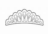 Tiara Tiaras Coronas Crowns Coroa Krone Principe Coroas Princesas Páginas 4kids Elsa Coroinhas Príncipe sketch template