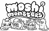 Moshi Monsters Coloring Pages Monster Printable Game Gila Kids Cool2bkids Getcolorings Getdrawings Print sketch template